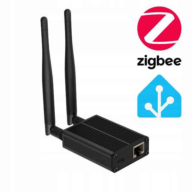 Koordinátor Brána ZigBee CC2652P2 RJ45 Usb WiFi Home Assistant ZigBee2MQTT