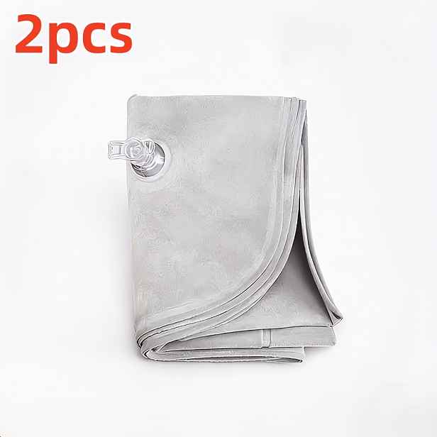 TEMU 2 ks Ergonomické U-tvarované polštáře na krk, šedé cestovní polštáře na krk, přenosné polštáře pro podporu krční páteře, multifunkční cestovní a