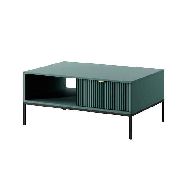 MASSENO KONFERENČNÍ STOLEK STELLARE, 104/46/68 cm, světle zelený