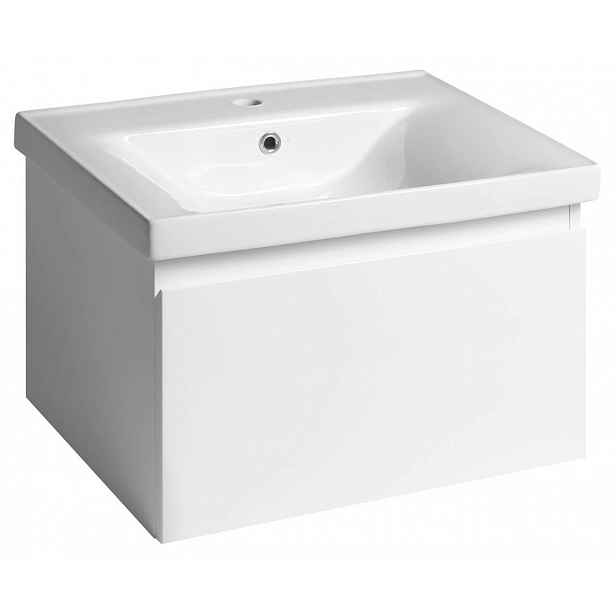 Aqualine Altair - Umyvadlová skříňka 35x57x45 cm, 1 zásuvka, bílá AI263