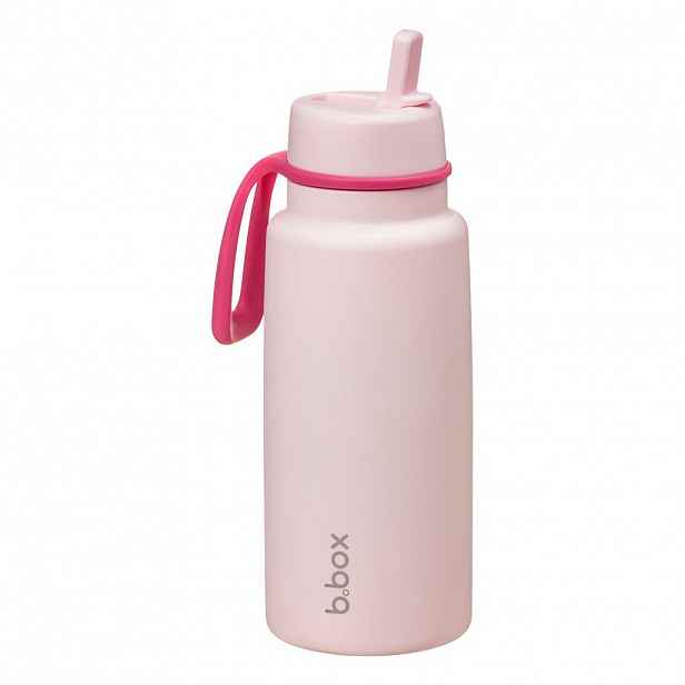 b.box Nerezová termolahev s brčkem 1l varianta: pink paradise
