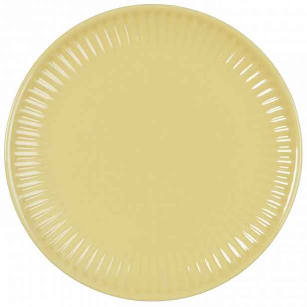 IB Laursen Žlutý keramický talíř MYNTE LEMONADE 19,5 cm