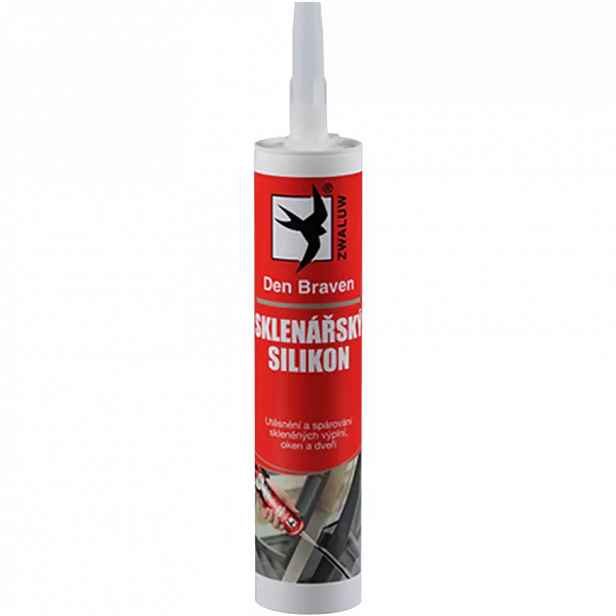 Sklenářský silikon Den Braven transparentní 280 ml