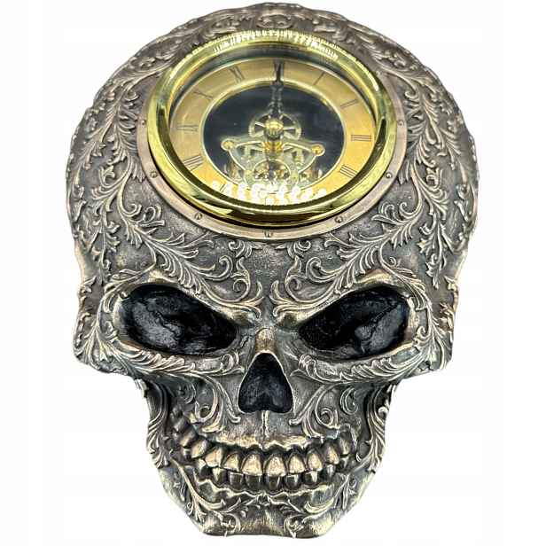 socha Steampunk Závěsné Nástěnné Lebka Lebka Veronese WU77266A4 dárek