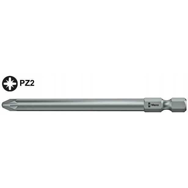 Bit PZ2 x 89 mm 1/4" dlouhý hrot Pozidriv 855/4 Z 060035 Wera