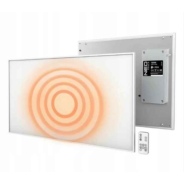 Infračervený topný panel Neo Tools 90-104 720W Panelový Ohřívač