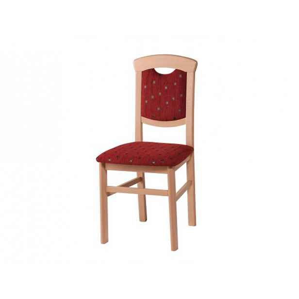 Jídelní židle typ buk, červená - výška 93 cm