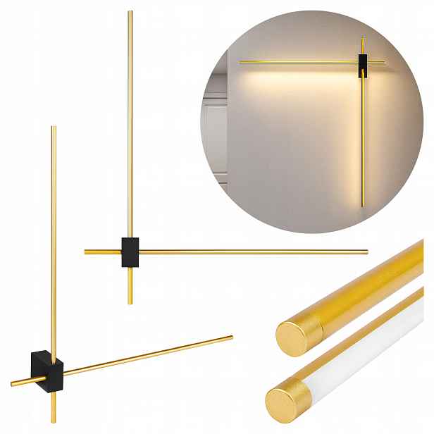 Led lampa 12W 4000K vnitřní nástěnné svítidlo 2x 60 cm