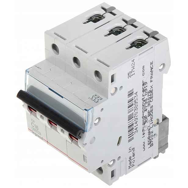 Nadproudový Vypínač LE-403545 Třífázový 16 A Typ C Legrand