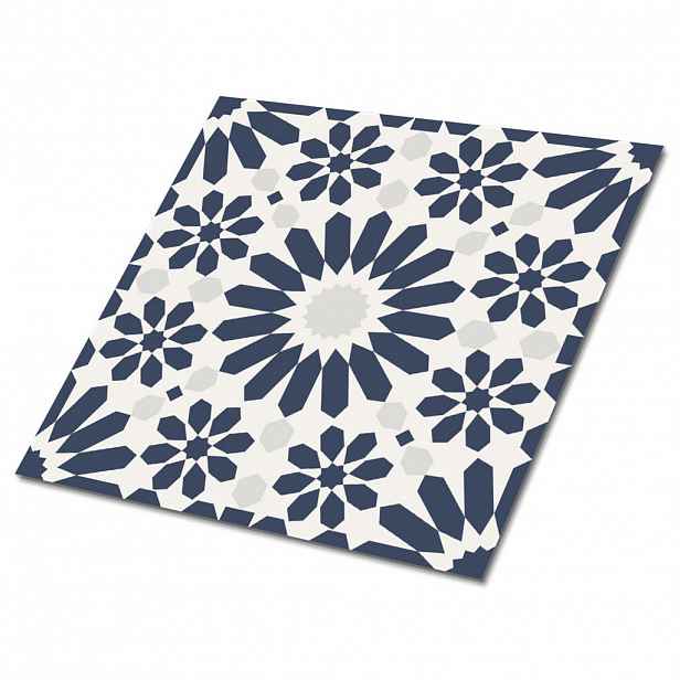 TULUP SAMOLEPICÍ OBKLADY NA STĚNU 9 ks 30x30 cm Květinové motivy