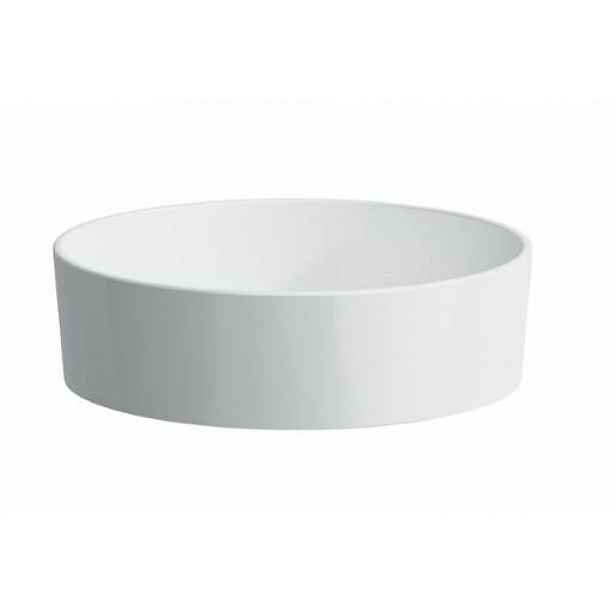 Umyvadlo na desku Laufen Kartell By Laufen 42x42 cm bez otvoru pro baterii, bez přepadu H8123310001121