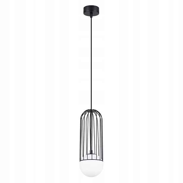 Sollux Závěsná lampa Brina černá 1xG9 8W, 115 cm, ocel,