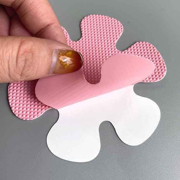 TEMU 10 ks Kreativní samolepky do vany ve tvaru květin proti klouzání | Polyethylen, tloušťka 0,12 cm, čištění na místě pro koupelnu a schodiště