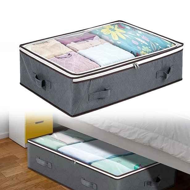 4 X Taška Pod Postel Pro Uložení Oblečení, Boxy, Organizér, Kontejnery, 90 L