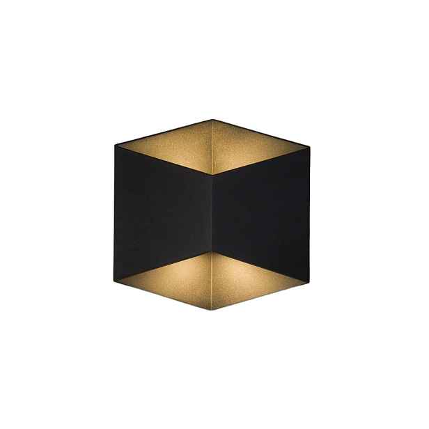 Nowodvorski Triangles Led 5W Černé venkovní nástěnné svítidlo IP54 z hliníku