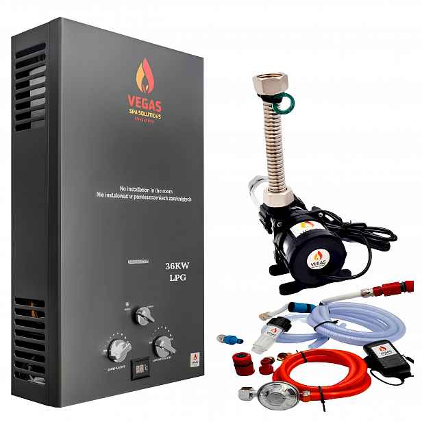Ohřívač Vody do bazénu kamna 36 kW Lpg vířivá sada nafukovací