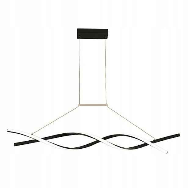 Led Závěsná Lampa Kono 33W Černá Mat 360° 4000K