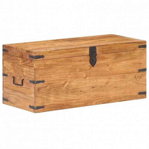vidaXL Truhla 90 x 40 x 40 cm masivní akáciové dřevo