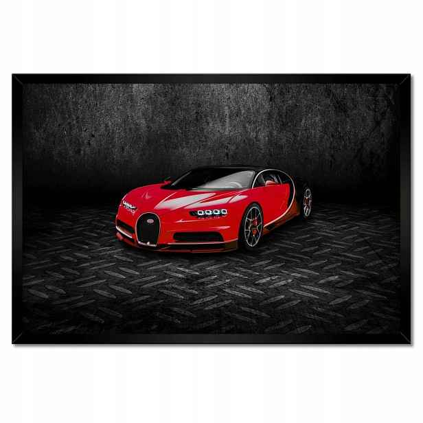 Plakáty v rámu 60x40 Červené sportovní auto