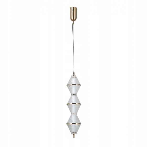 Lampa Pendel Zwis Led Fuente Zlatá 15W Průměr 13 cm Moderní Italux