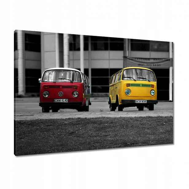 Obrazy 100x70 Červený a žlutý Vw
