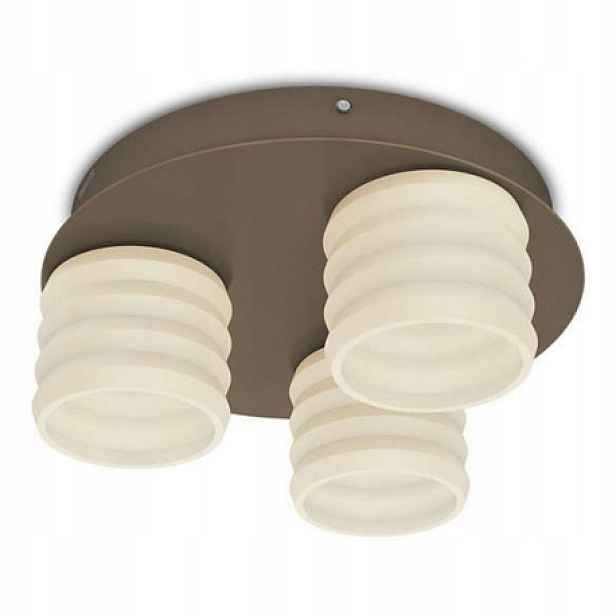 stropní svítidlo Led 3X4,5W Philips Stropní Svítidlo Bronzová Ortega Stropní Svítidlo