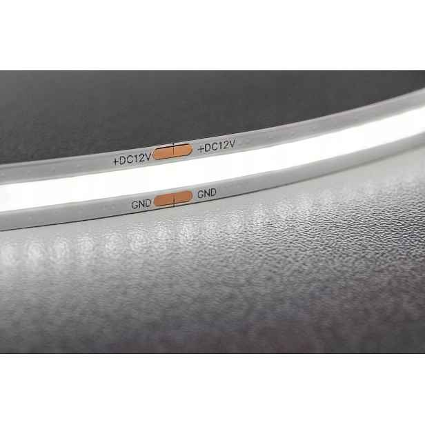 Led páska Cob 12V, 320LED/m, 8 mm, 8 W/m, bez gelu, neutrální bílá LD-COB12V