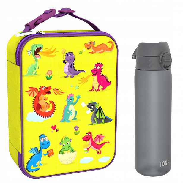 Láhev Na Pití 0,5L Termotaška Na Lunch Bag Snídaňová Taška Snídaně Oběd ION8
