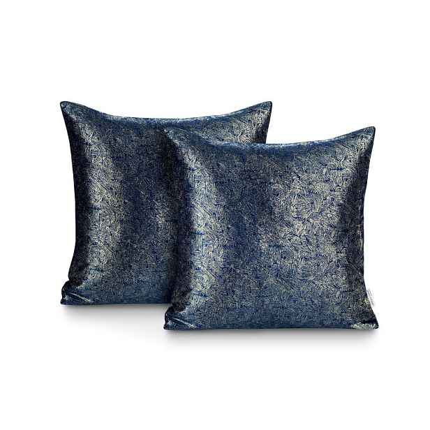 ArtFlhf Sada povlečení na polštáře VERAS Blackout | 45 x 45 cm Barva: Navy