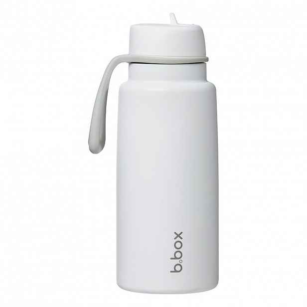 b.box Nerezová termolahev s brčkem 1l varianta: white out