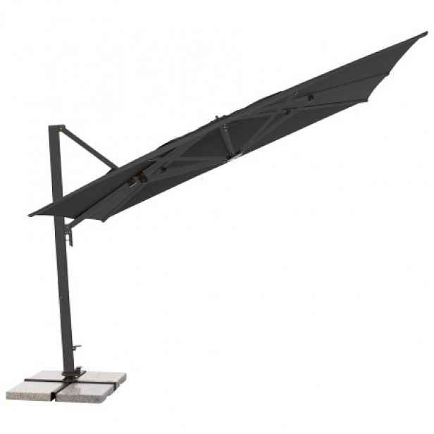 Doppler ALU XL ULTRA 4x3 m - výkyvný zahradní slunečník s boční tyčí : Desén látky - 840