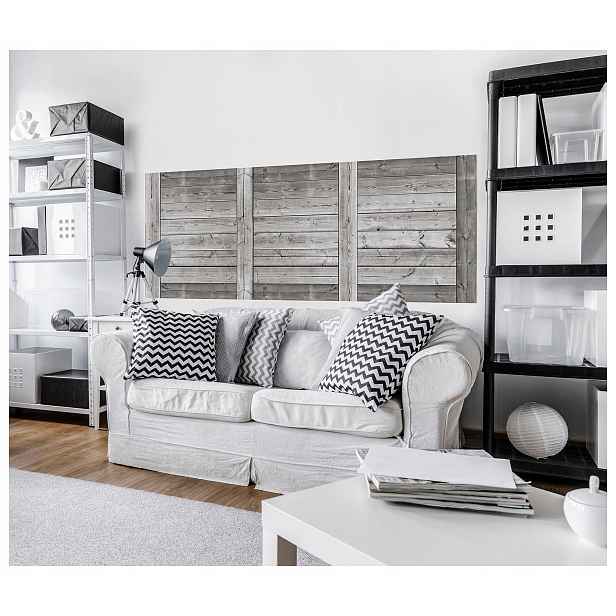Flízovaná fototapeta Desky Šedé Rustikální Loft Minimalismus 250x104 lepidlo
