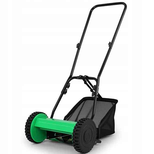 Ruční vřetenová sekačka na trávu GT4311GN, sečení 30 cm, 18,5 l, zelená