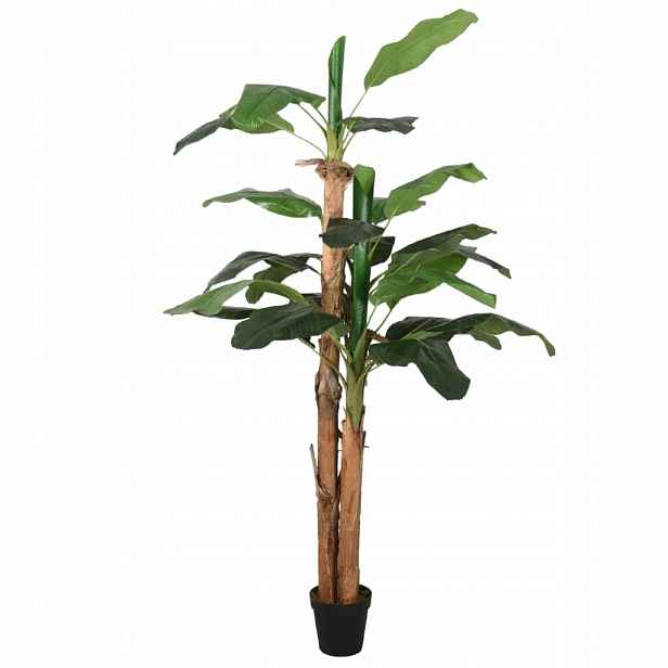 Umělý banánovník v květináči, 120 cm