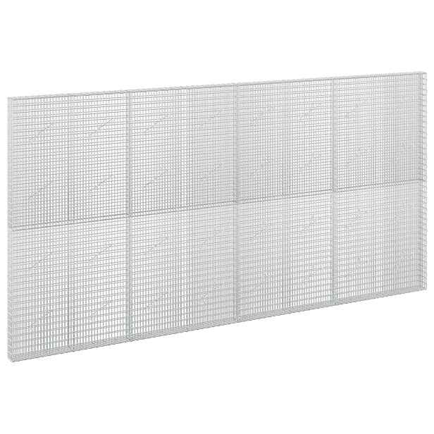 vidaXL Gabion s drátem 5 mm a síťkou 5x2,5 cm 400x10x200 cm