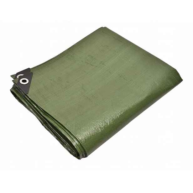 Plachta 120g Zelená Silná 5x8 Mrazuvzdorná Uv+