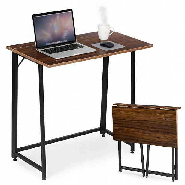 Skládací počítačový stůl 80 x 45 cm stolek pod loftový notebook ModernHome