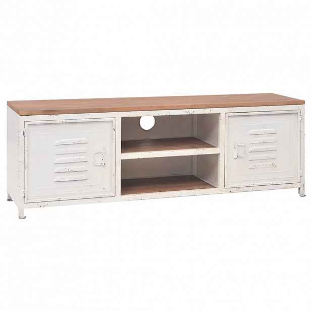 vidaXL TV stolek 120 x 30 x 40 cm bílý