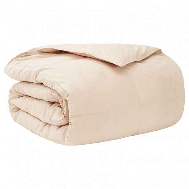 vidaXL Zimní přikrývka Béžová 200 x 220 cm 100% přírodní kapok