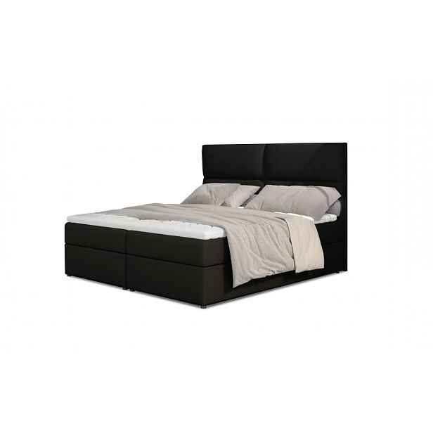Boxspring PILANSI 14 140x200, černá látka