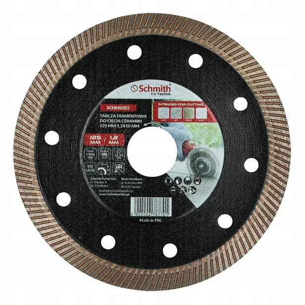 Diamantový kotouč pro řezání keramiky 125 x 1,2 mm