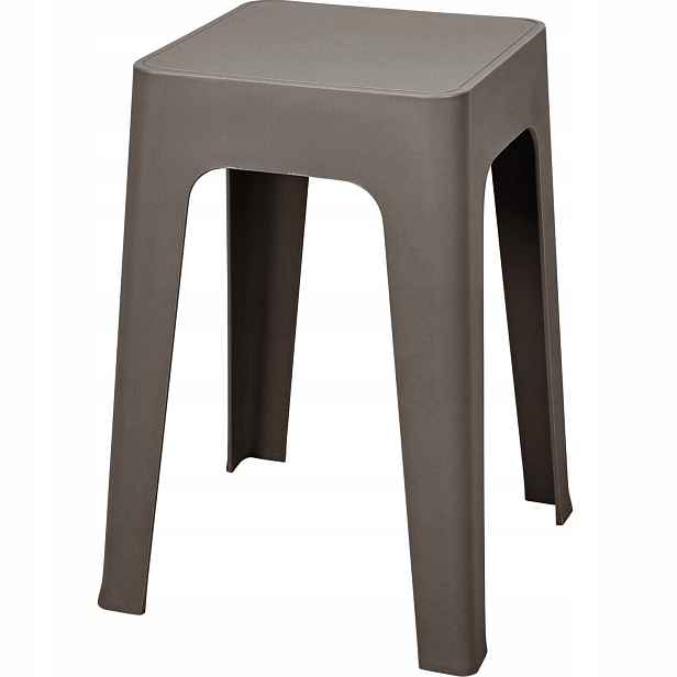 Kuchyňská Stolička Lehká Plastová Hnědá 33 x 33 x 47 Kuchyňské Sedátko