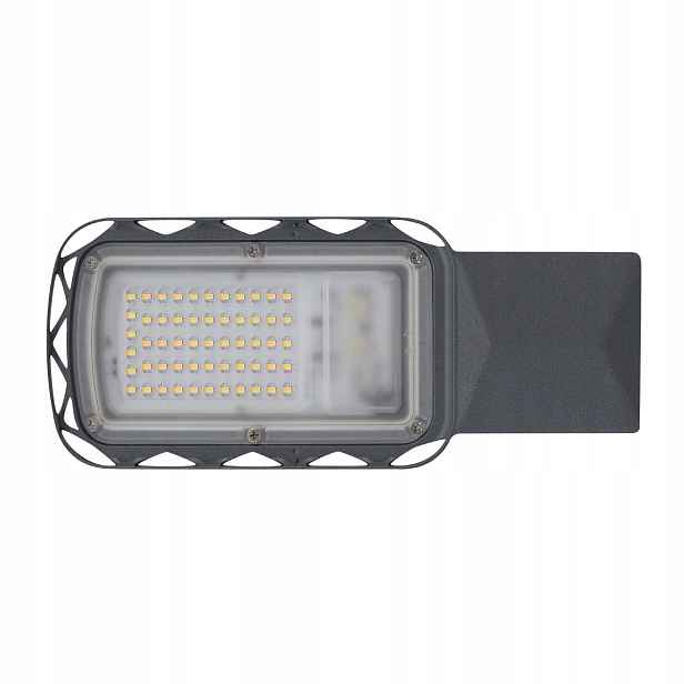 Led Pouliční lampa Průmyslové svítidlo 30W 3450lm 6500K IP65 Šedá