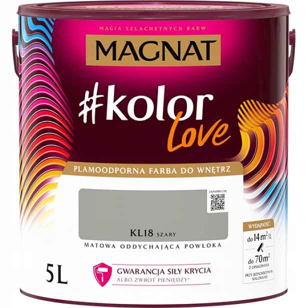 Magnat Barva #kolorlove 5L KL18 Šedá