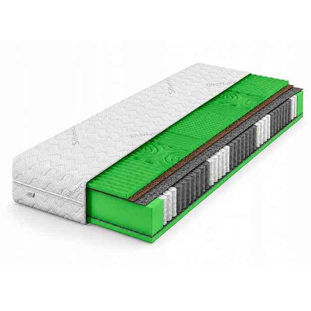 Matrace 100x200 pružinová Multipocket Masážní Hr HR44 H4 H5 Kokos tvrdý