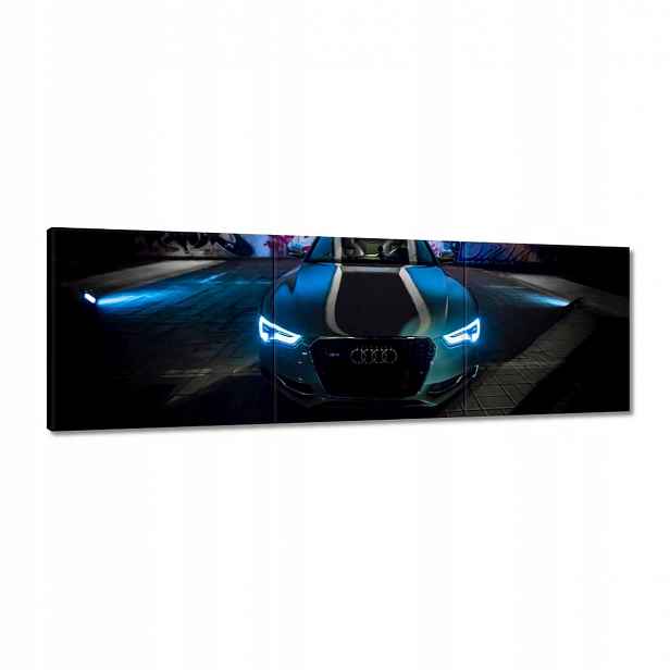 Obrazy 120x40 Modré Audi Auta