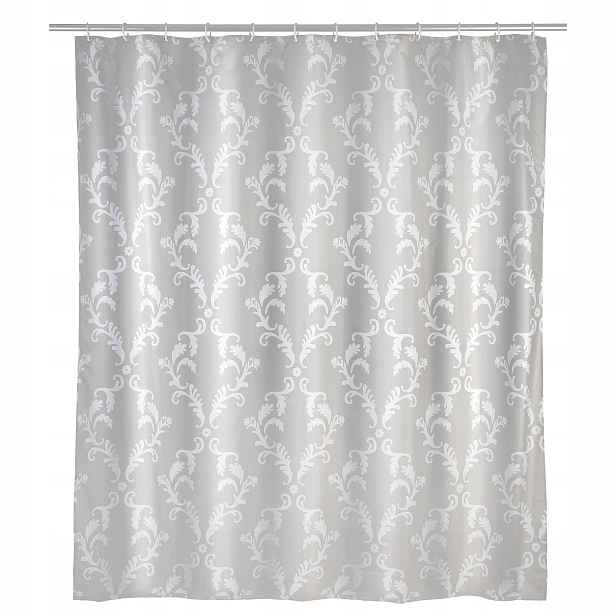 Polyester Sprchový Závěs 180X200 CM Šedý Antibakteriální