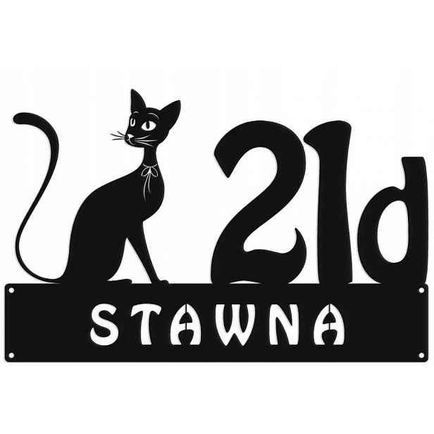 Číslo Na Dům 48 cm Tabule Adresa Ocel 2 mm Grafika 5373