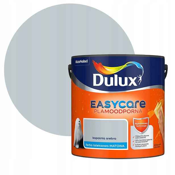 Dulux Easycare Barva Odolná Proti Skvrnám Důl stříbrný 2,5L