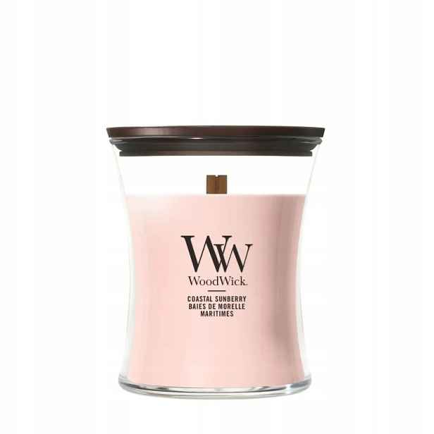 Střední svíčka Coastal Sunberry WoodWick
